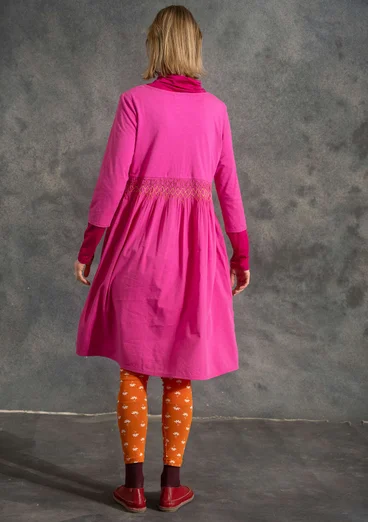 Robe en jersey de coton biologique/modal - hibiskus