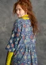 Robe "Vinita" en coton biologique tissé (indigo XL)