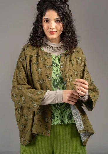 Blouse "Bodil" en lin tissé - eukalyptus0SL0mnstrad