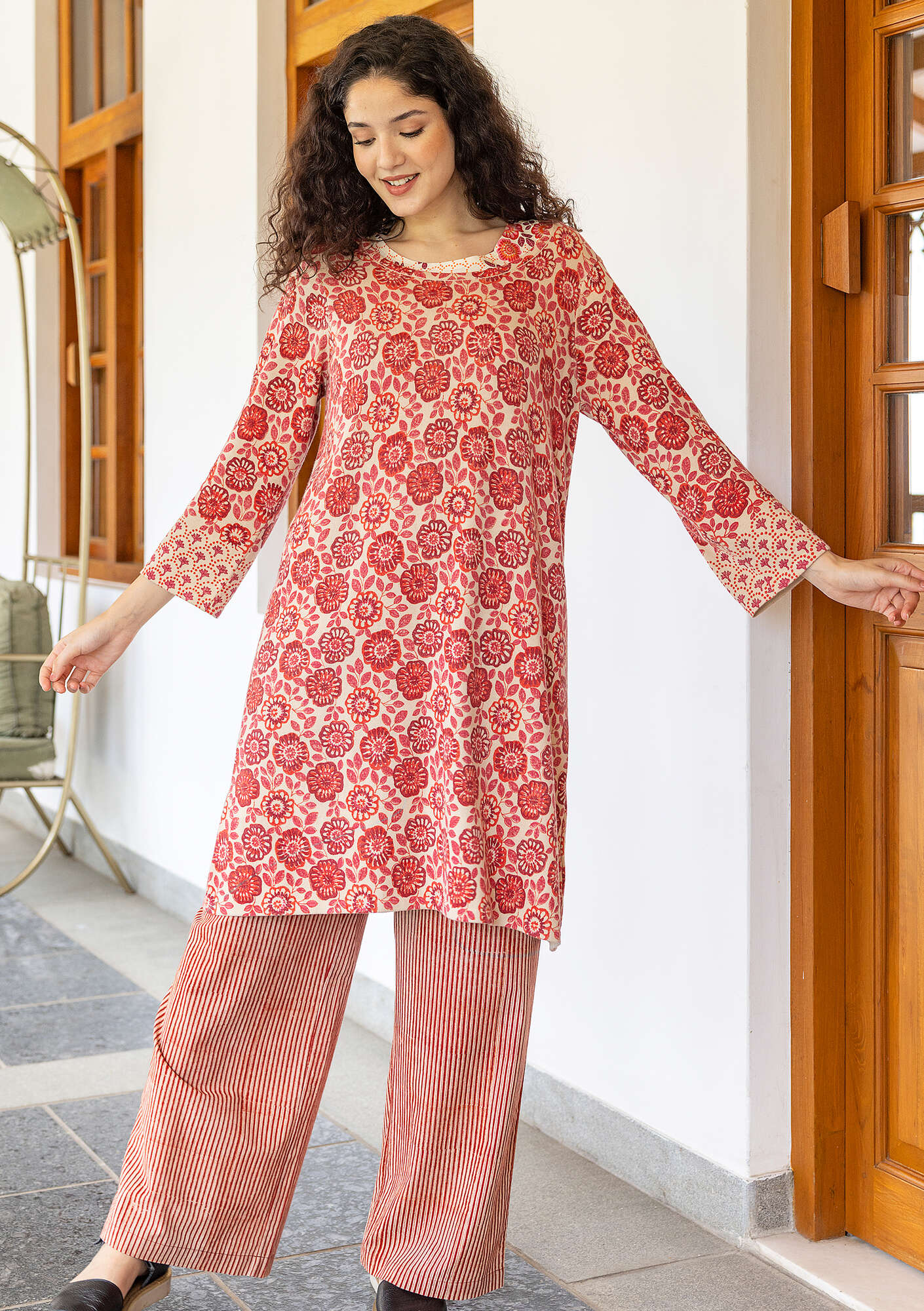 Heera” knit tunic in organic cotton gudrunsjoden.com