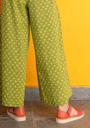 Leather sandals - grapefruit