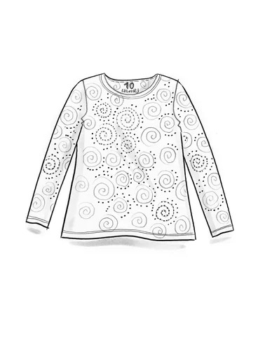 “Ada” lyocell/elastane jersey top - himmelsbl