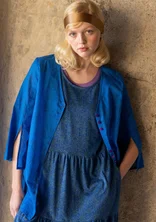 “Lily” woven organic cotton tunic - paris blue