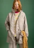 Parka „Irma“ aus Bio-Baumwollgewebe (taupe-gemustert M)
