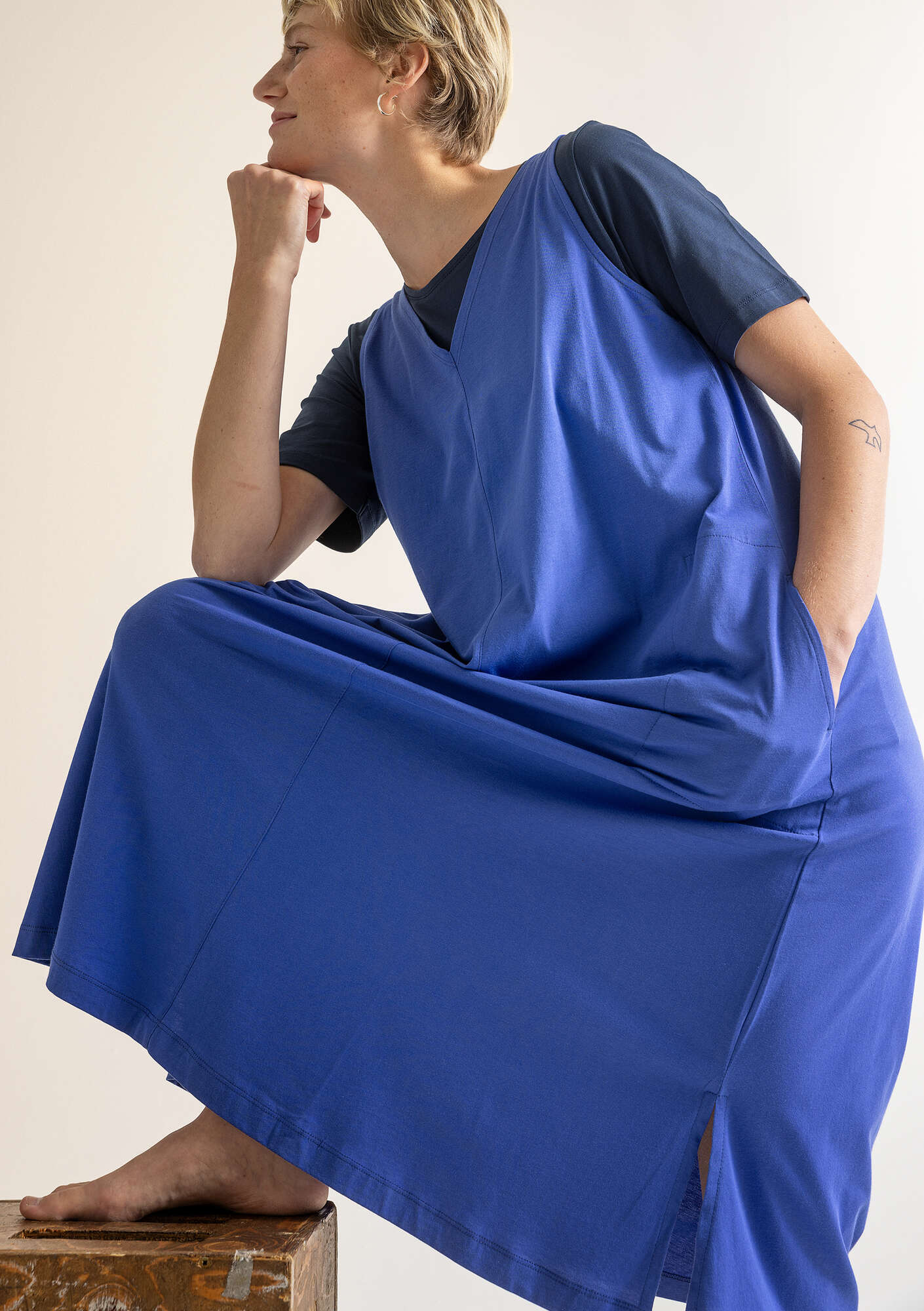 Organic cotton jersey dress gudrunsjoden.com