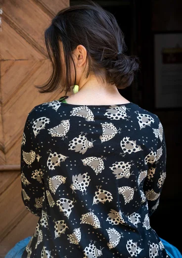 Shirt „Dolores“ aus Öko-Baumwolle/Modal - svart0SL0