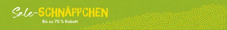 Sale Schnäppchen – bis zu 70 %