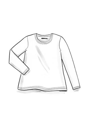 “Sigrid” organic cotton/lyocell top - warm grey