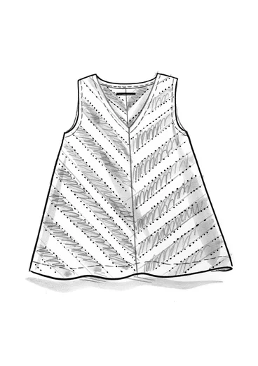 Bluse "Eka" i økologisk bomuld - mandelmælk