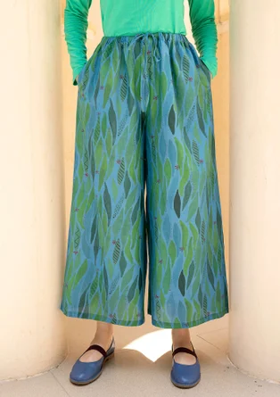 Webhose „Paris“ aus Bio-Baumwolle/Seide - indigofera