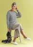 “Billie” jersey tunic in organic cotton/modal (black/patterned S)