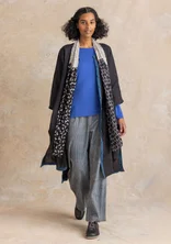 Écharpe ”Sally” en coton biologique - noir