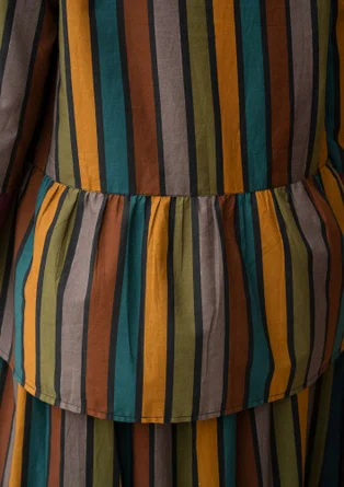 Blouse "Akira" en coton biologique - noir