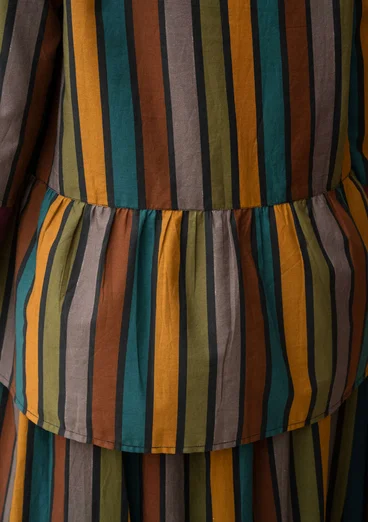 Blouse "Akira" en coton biologique - noir