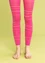 “Elsie” jacquard leggings in recycled nylon (hibiscus S/M)