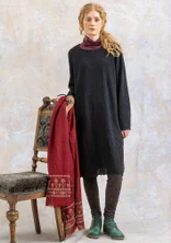 Strickkleid „Alma“ aus Bio-/Recycling-Baumwolle - schwarz