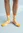 Chaussettes ”April” en coton biologique - mangue