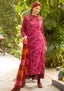 Tricot jurk  Bloom  van lyocell/elastaan cochenille thumbnail