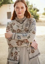 Gilet "Flow" en coton biologique/recyclé - naturel foncé