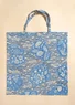 Sac en tissu de coton biologique Taille L (bleu doux Taille unique)