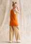 “Ada” jersey pants in lyocell/spandex oatmeal/patterned thumbnail