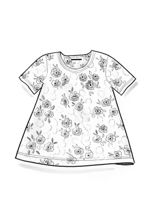 Top "Rema" en jersey de coton biologique - lupin