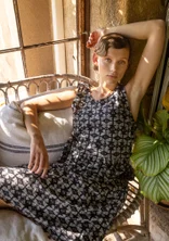 Jerseykleid „Papillon“ aus Bio-Baumwolle - schwarz