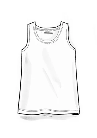 Jerseytop aus Bio-Baumwolle - dijonsenf