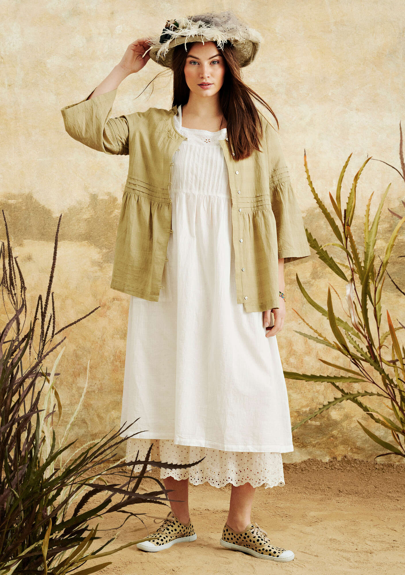 “Tanne” organic cotton blouse timothy