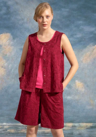 Jerseyshorts „Runa“ aus Bio-Baumwolle - purpur