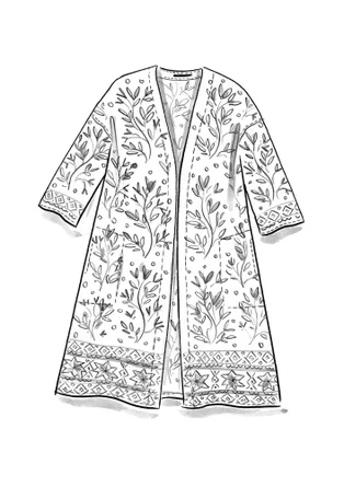Kaftan "Mynta" i ekologisk bomull - 