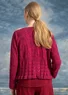 Strickjacke „Raya“ aus Bio-Baumwolle (dunkelhibiskus L)