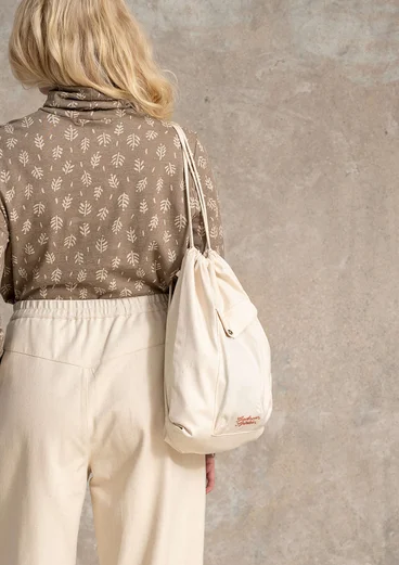 Einfarbiger Rucksack „Tundra“ aus Bio-Baumwolle - ungefärbt