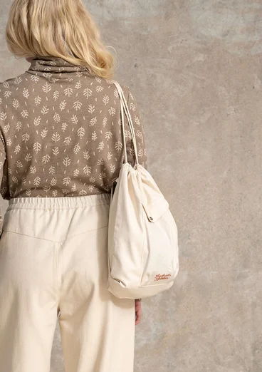 Einfarbiger Rucksack „Tundra“ aus Bio-Baumwolle - ungefärbt