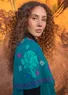 “Patricia” organic cotton tunic (petrol blue S)