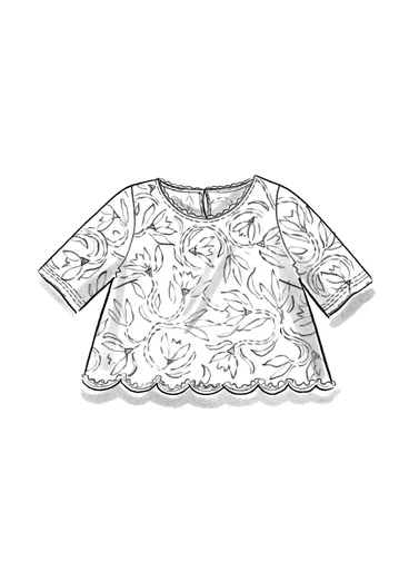 “Kalyani” organic cotton blouse - ecru
