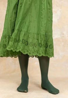 Solid-colour tights in recycled polyamide - monstera