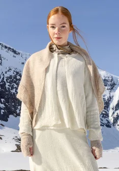 Cardigan "Forgetmenot" i alpakamiks - ubleget