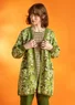 Langstrickjacke „Adele“ aus Bio-Baumwolle (grasgrün M)