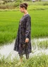 Webkleid „Poesi“ aus Bio-Baumwolle (schwarz L)