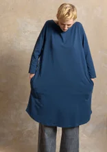 Jerseykleid „Theia“ aus Bio-Baumwolle/Elasthan - pazifikblau