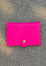 Reisepasshülle aus Leder - begonienrosa