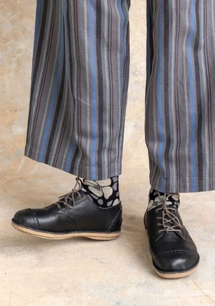 Nappa lace-ups - black