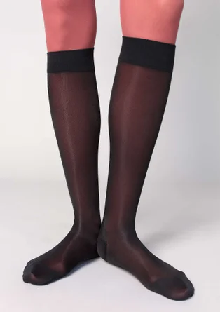 Chaussettes gainantes en polyamide - 