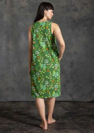 Jerseykleid „Midsommarsol“ aus Bio-Baumwolle - seegras