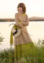 Tunic in a linen/recycled linen knit fabric - oatmeal
