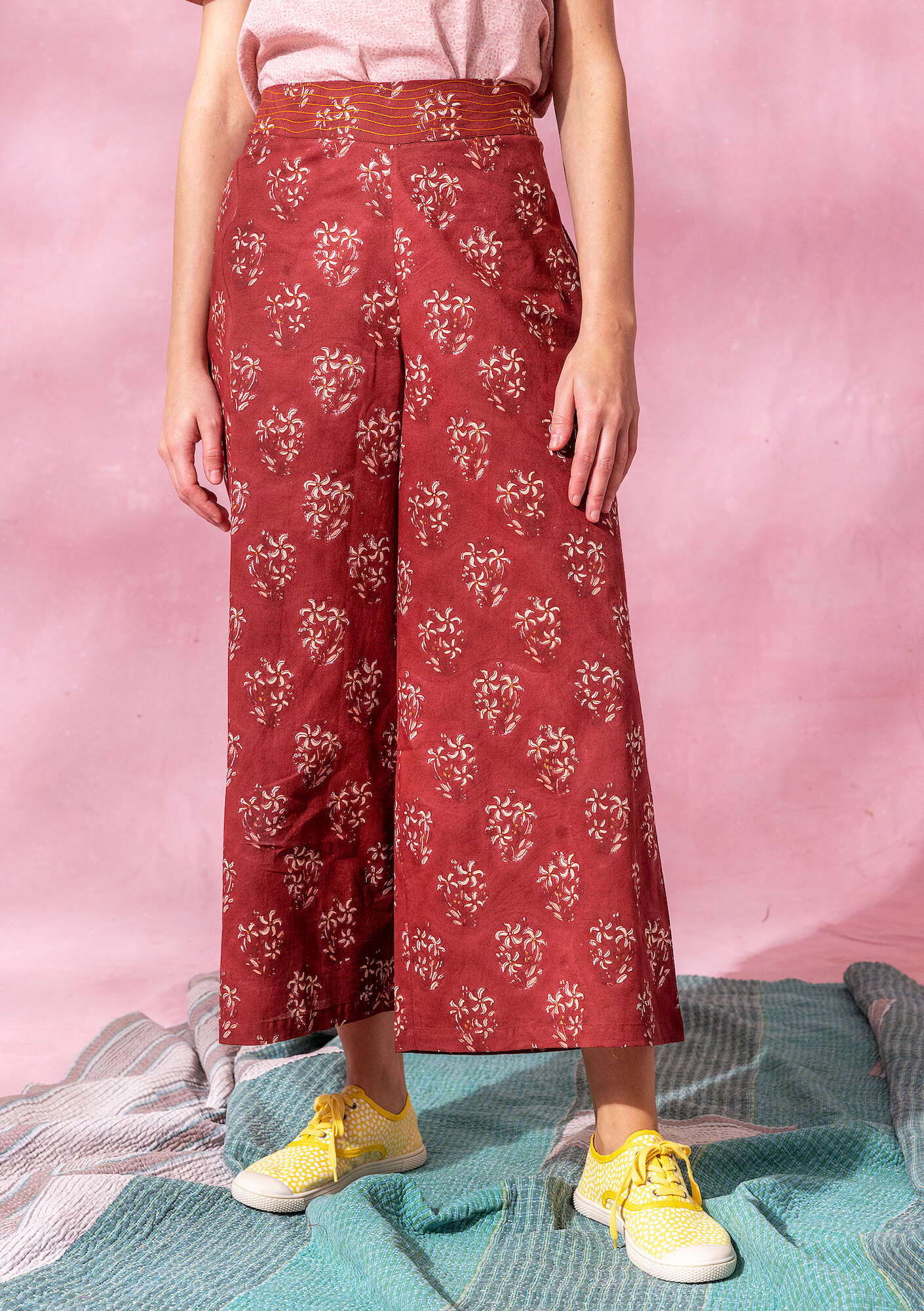Jasmine trousers red curry