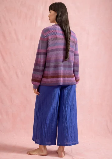 Kangashousut ekopuuvillaa - briljanttisininen