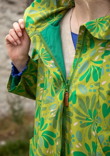 “Kaprifol” organic cotton coat - asparagus