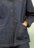 Webjacke „Ines“ aus Bio-Baumwolle (dunkelindigo L)